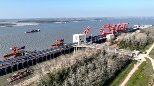 江西湖口：碼頭配套工程項(xiàng)目建設(shè)忙